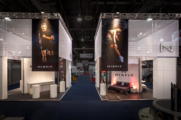 Misfit Trade Show Booth at CES 2015