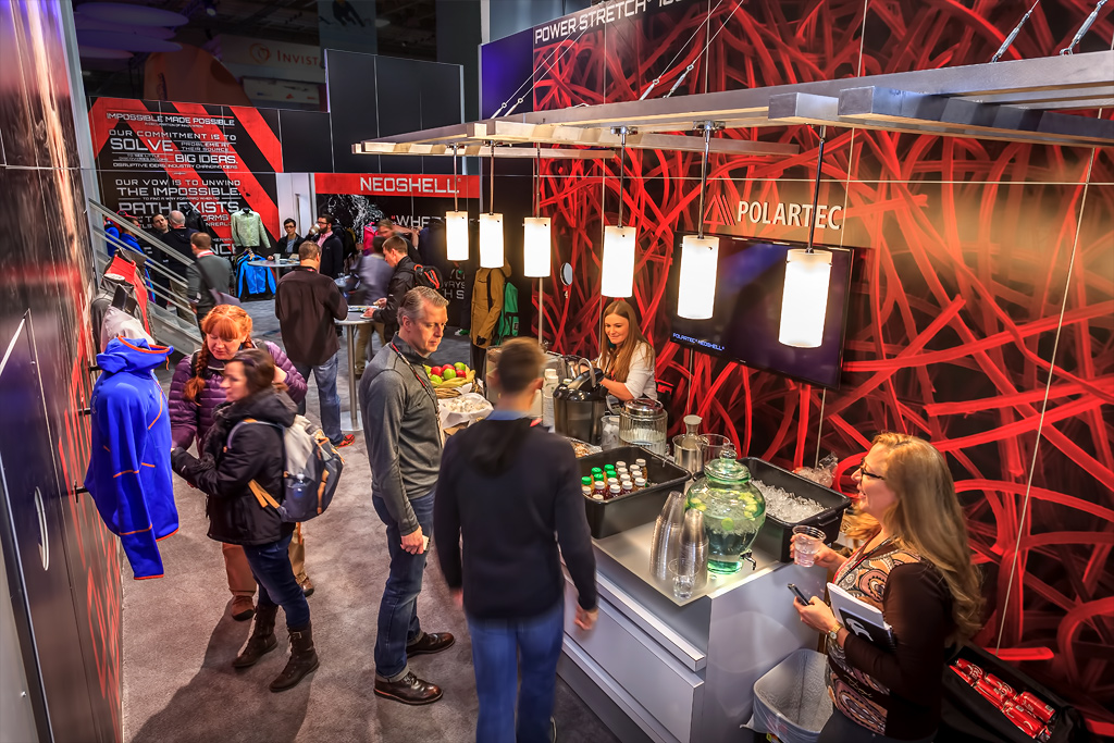 Polartec Trade Show Booth Design Outdoor Retailer