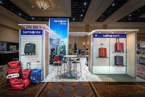 SAMSONITE EXHIBIT BOOTH
