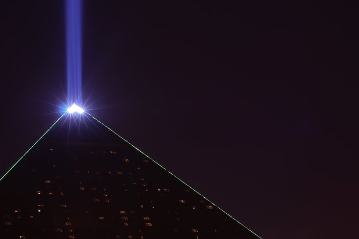 The Luxor Light Beam Can Be Seen For Miles