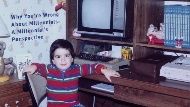 Josh in 1991 with a Commodore
