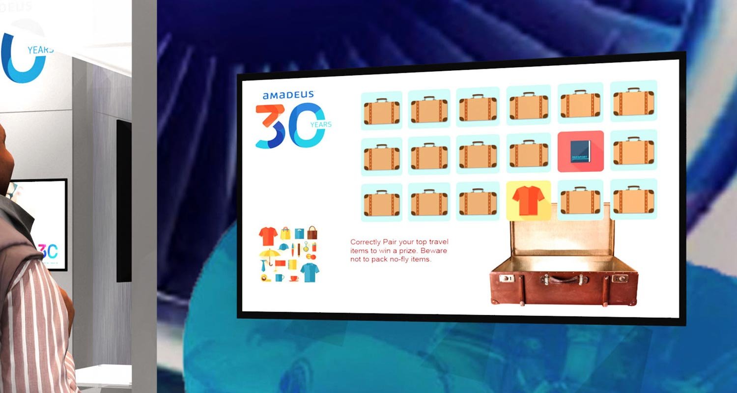 Amadeus travel items memory game