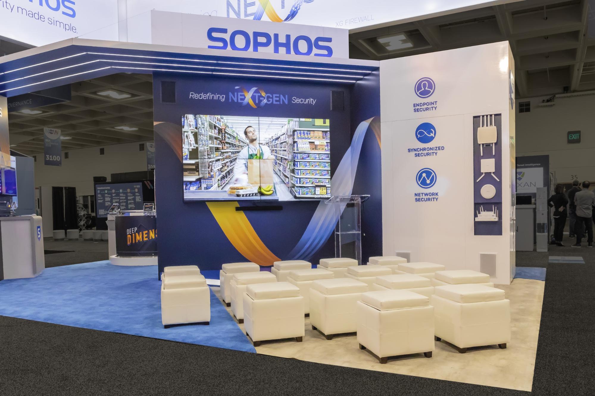 Sophos monitor wall