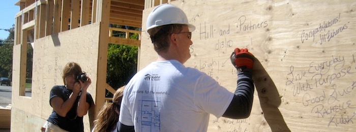 Michael McMahon of Hill & Partners - Habitat for Humanity