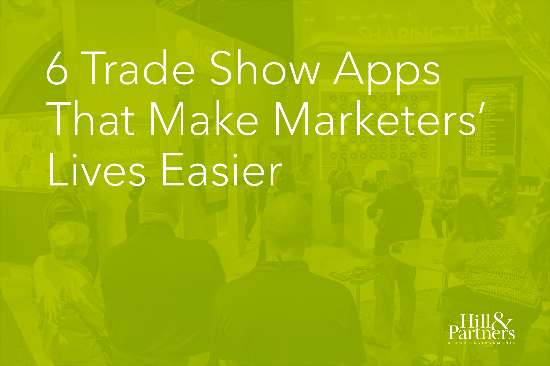 Leaderboard software for trade shows